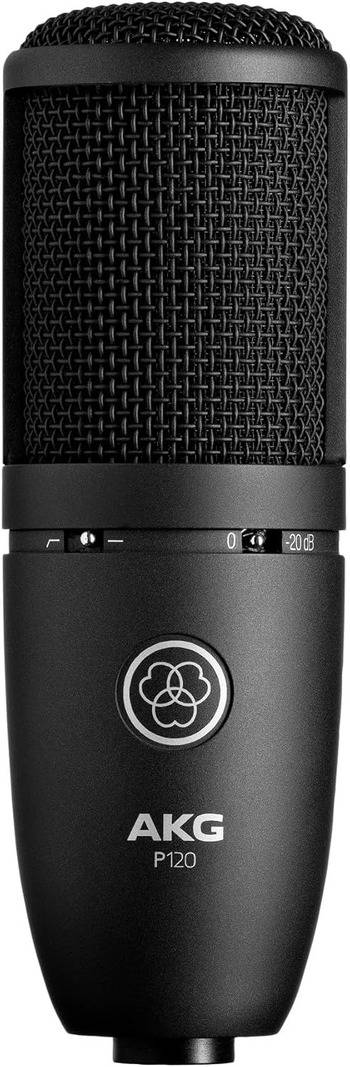 AKG - P120 Perception Micrófono Cardioide Vocal, Negro
