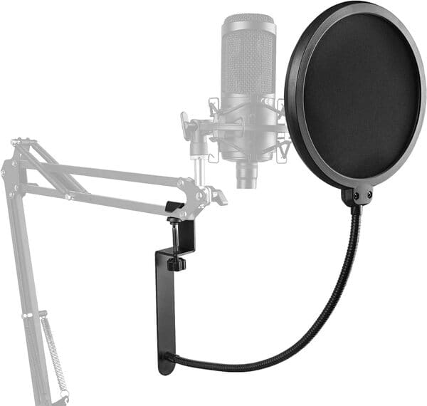 Geekria for Creators Mic Pop Filter,protector de filtro de micrófono