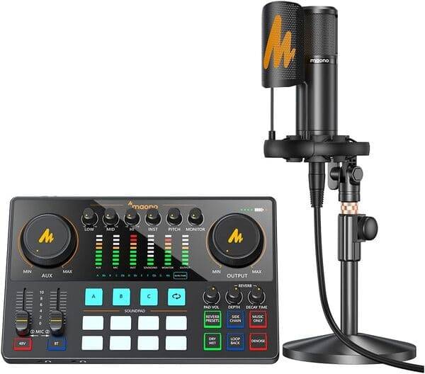 MAONO AME2A - Interfaz de audio USB-C para Podcast