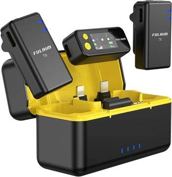 Micrófono inalámbrico Lavalier para iPhone iPad