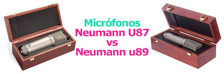 MicrófonoTop Micrófono clasicos de estudio Neumann u87 vs Neumann u89