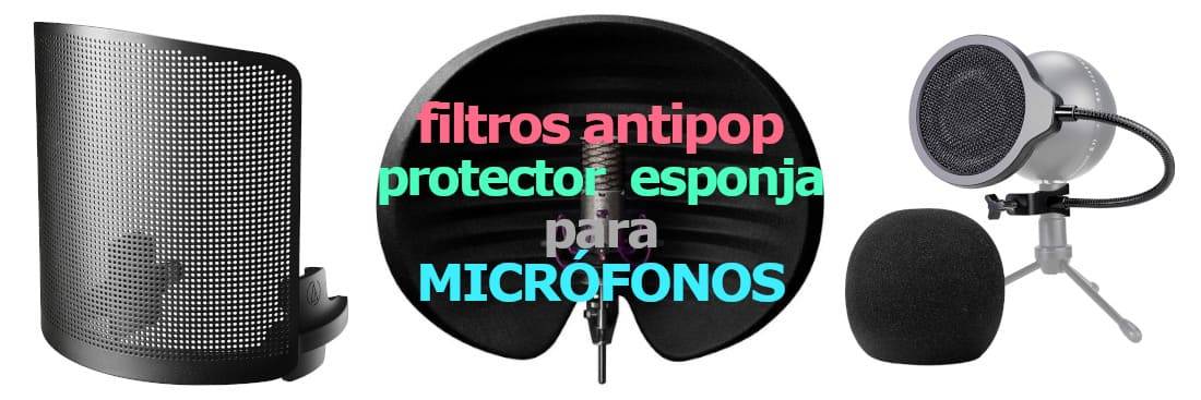 MicrófonoTop dst-img Filtros Antipop y protector cubierta de esponja para micrófonos