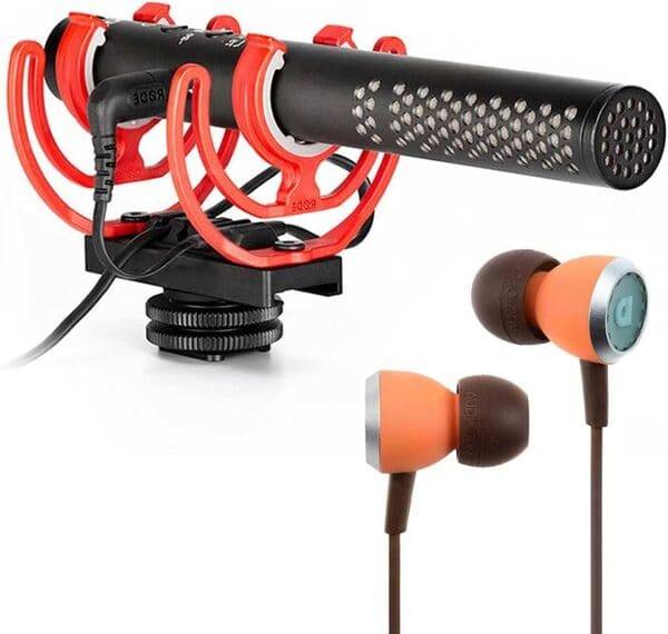 Rode Videomic NTG - Micrófono para cámara y auriculares audiovisuales