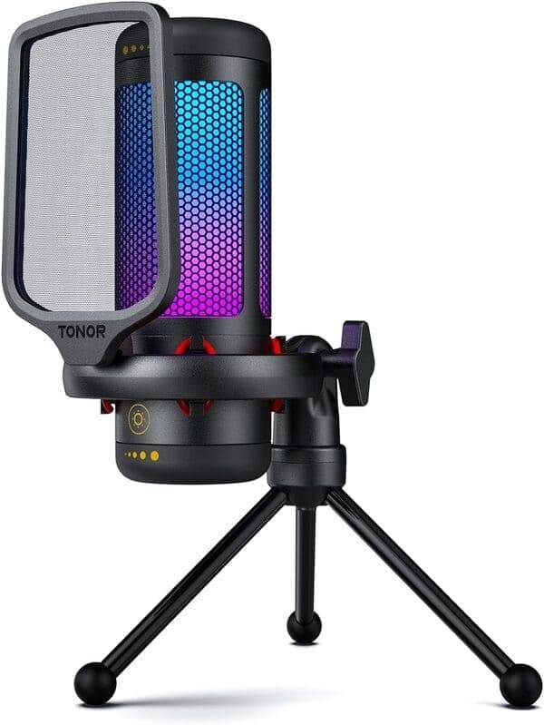 TONOR Gaming Mic, Micrófono USB para PC