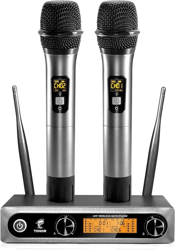 TONOR Tw820 Micrófono Inalámbrico Dual