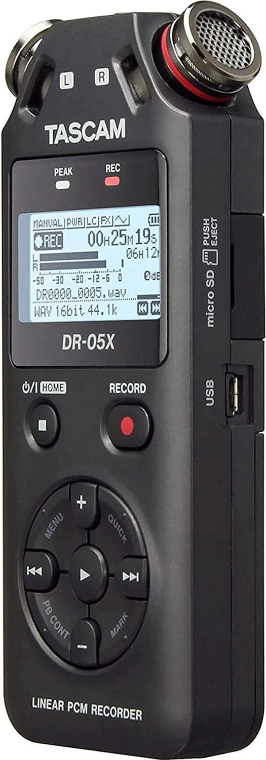 Tascam DR-05X Grabadora de audio usb2.0 portátil