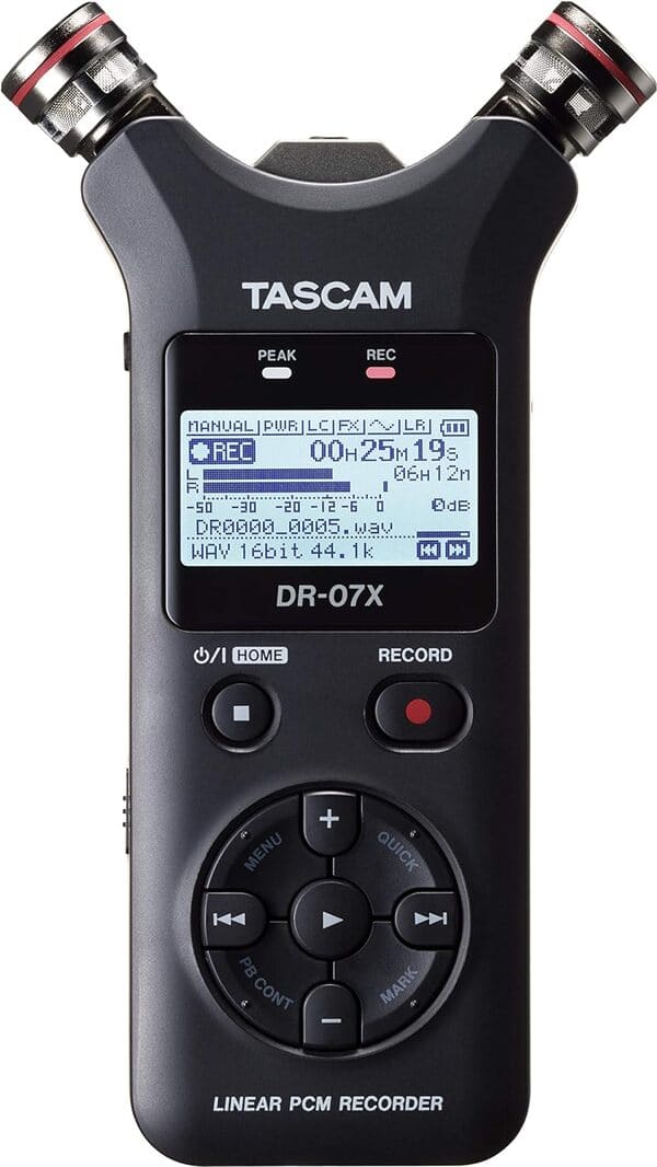 Tascam DR-07X - Grabadora de audio portátil